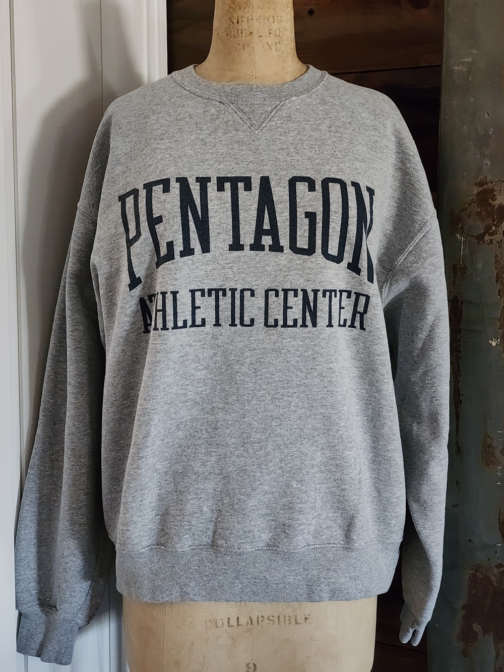 Vintage Pentagon Athletic Center Crewneck Sweatshirt